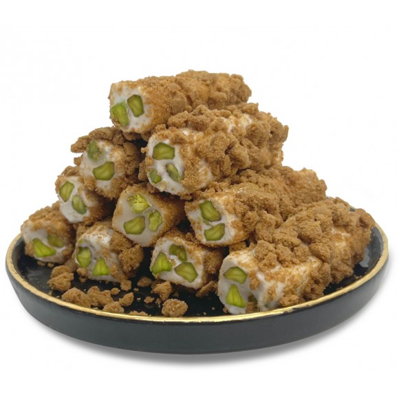 Lotus Bisküvili Sütlü Fıstıklı Fitil Lokum 500 gr