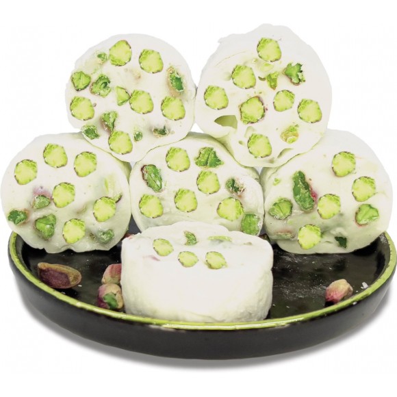 Sütlü Fıstıklı Halep Lokumu 500 gr
